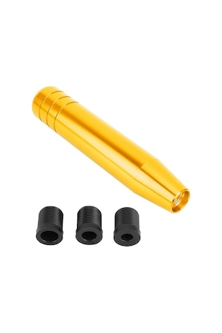 Tongxida Evrensel Uzun Şerit Topuzu, 18cm Altın, Araba Vites Kolu Modifiye Altın