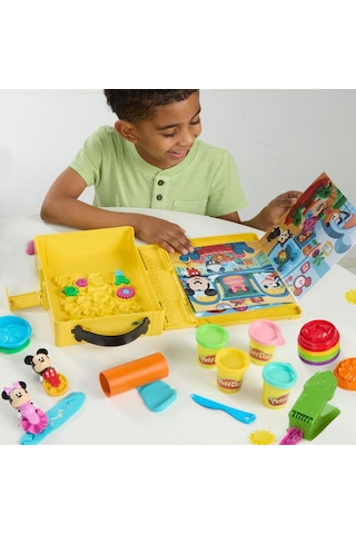 Play Doh Disney Junior Mickey Mouse Hikaye Oluşturma Oyun Hamuru Seti G2324 renkli