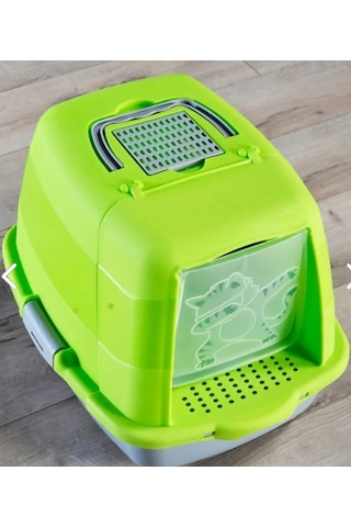 Renetic Kapalı Kedi Tuvaleti + Kürek