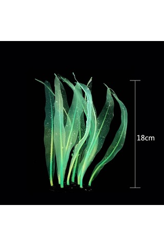 Sones Akvaryum Balık Tankı Dekorasyonu Peyzaj Silikon Simülasyon Mercan Yapay Yosun Peyzaj Dekorasyonu, Boyut: Hz007 18cm Küçük
