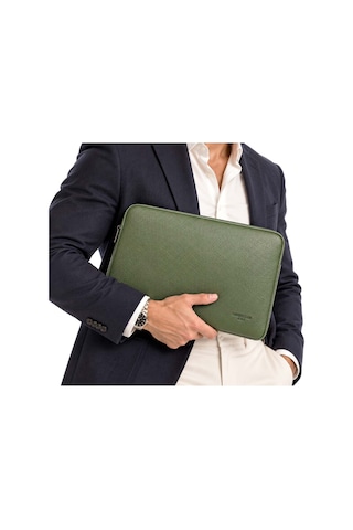 Unisex Haki Renk Küçük 12,9 & 13,1 Inç Tablet, iPad Kılıfı, Apple Uyumlu MacBook Ve Notebook Çantası Haki