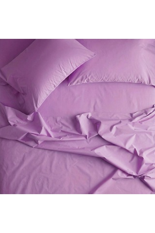Prime Sleeks %100 Pamuk Yastık Kılıfı 2 Adet - Lila - 50x70cm Lila
