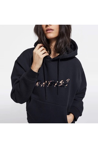 The Kooples Kadın Baskılı Siyah Sweatshırt