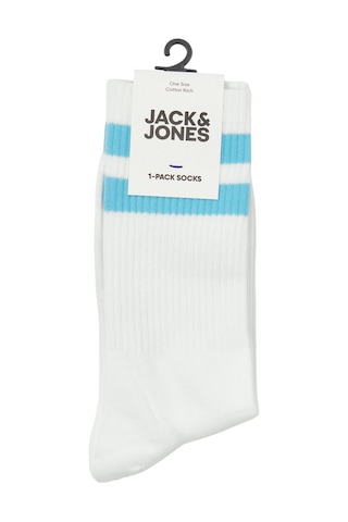 Jack & Jones Erkek Çorap 12250739 Beyaz-turkuaz Beyaz - Turkuaz