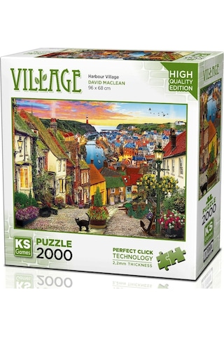 Ks Games 2000 Parça Liman Köyü Puzzle