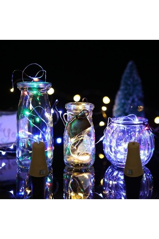 Maoyaya 15 Led'li 1.5m Güneş Enerjili Şişe, Ip65 Su Geçirmez Diğer