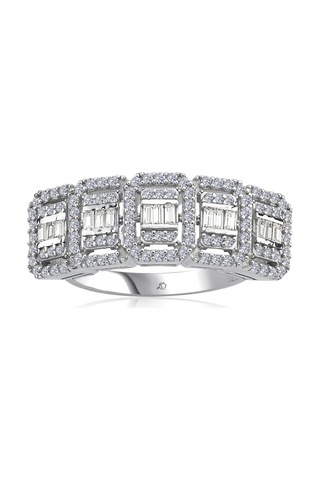 Mia Vento Effective Diamond Crystal Beştaş Gümüş Yüzük