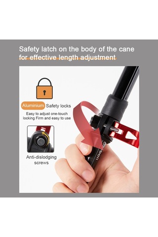 Mountainhiker Açık Hafif Alüminyum Alaşım Trekking Direkleri Çok Beyaz