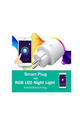Rgb Ledli 3680w Akıllı Wi-fikontrollü Priz Fsm-2 0
