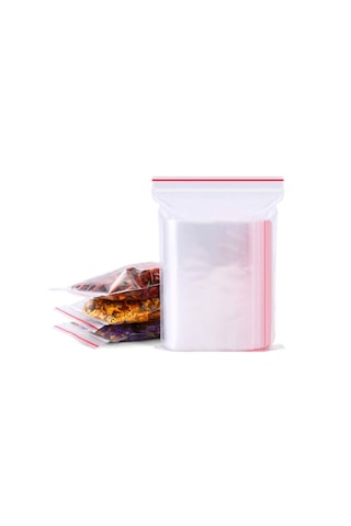 Kilitli Torba 10x12 Cm 1000'li Kilitli Buzdolabı Poşeti Şeffaf Naylon Torba Kilitli Saklama Poşeti
