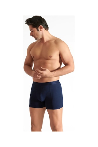 Hepsine Rakip 5 Li Tutku Pamuklu Likralı Elastan Erkek Boxer 0114 Lacivert
