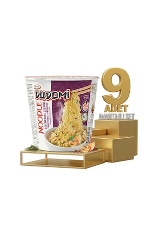 Dudomi Bardak Geneksel Çeşnili Noodle 9x60 Gr
