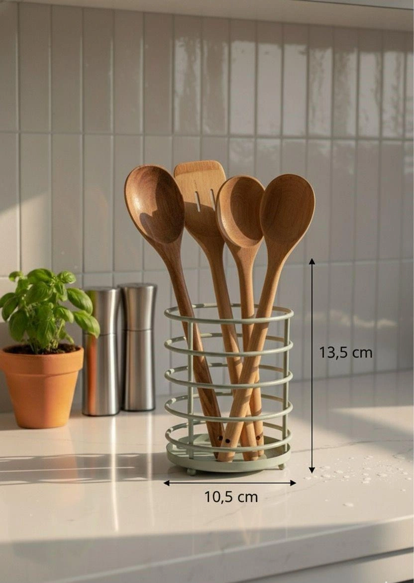 Okyanus Home Yeşil Lux Helezon Kaşıklık Yeşil