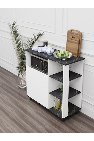 Bozlale Çok Amaçlı Dolap Mikrodalga Fırın Airfryer Kahve Dolabı