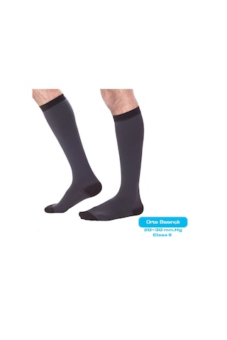 Erkek Koyu Gri Varis Çorabı 20-30 Mm.Hg Orta Basınç Variteks 920 (552034309)