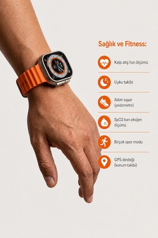 Hello Watch Ultra 2.0 49 MM Akıllı Saat (İthalatçı Garantili)