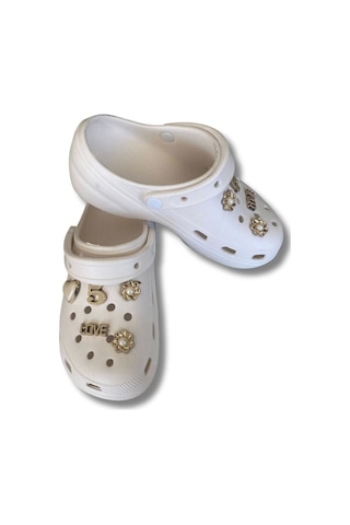Lovıta Crocs Model Terlik 36-40 Beyaz Beyaz