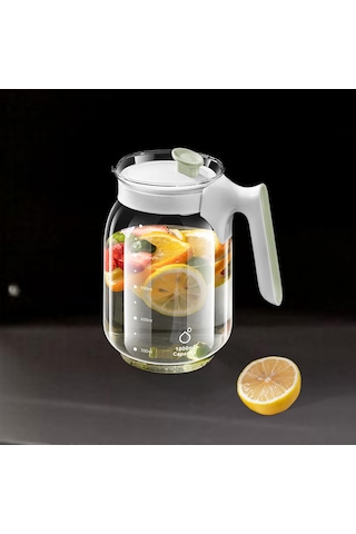 Homyl Soğuk Su Sürahi İçecek Cam 1800 Ml 60 Oz Sangria