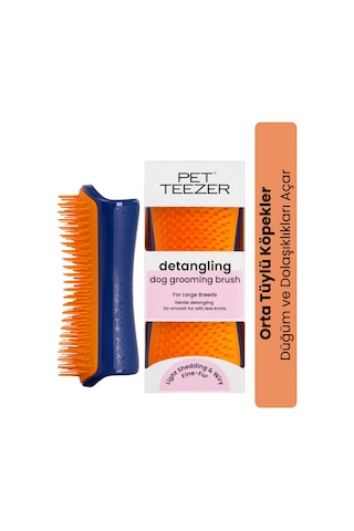 Pet Teezer Detangling Small Navy/orange Lacivert Turuncu Köpek Bakım Fırçası