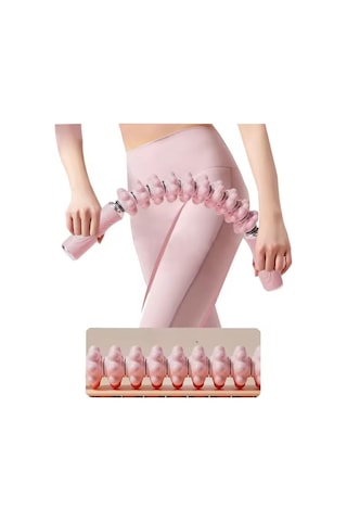 Bükülebilir Selülit & Masaj Sopası Pembe Renk