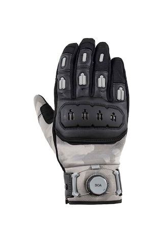 Knox Orsa Or4 Korumalı Motosiklet Eldiveni Gri L
