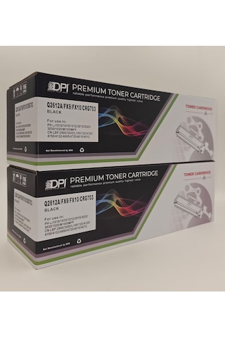 Hp 12a Q2612a Uyumlu, Toner 2 Li Paket Hp Laserjet 1020/ 1010/ 1012/ 1018/ 1022/ 3015/ 3030/ 3050/ 3055/ 3020/ 1022n/ 3052/ M1005/ M1319f