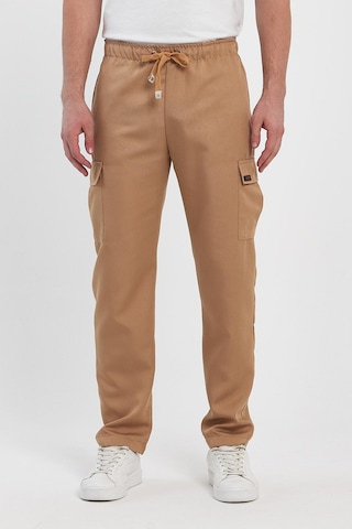 Alexander Gardi Alexandergardı Beli Lastikli Erkek Kargo Pantolon E24-51204-erkk Camel