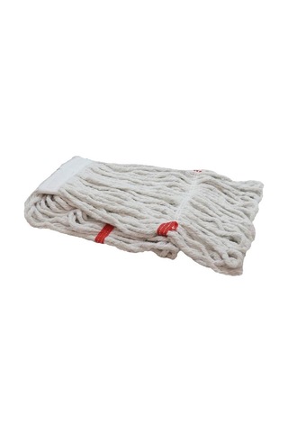 Ekol Geniş Yedek Islak Mop Paspas Ucu Başlığı Püskül Pamuklu 320 G Beyaz 25 CM