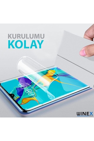 Huawei Honor 10 Gt İle Uyumlu Ön-arka Darbe Emici Hd Ekran Koruyucu Kaplama