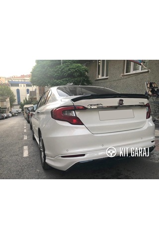 Kit Garaj Fiat Egea Spoiler Plastik Boyalı