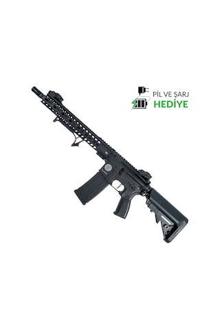 Delta Armory Grand Power Ar15 13" M-lok Alpha Siyah Aeg Airsoft / Pil Şarj Setli