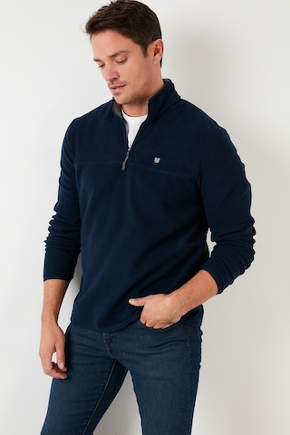 Buratti Slim Fit Anti-Pilling Tüylenme Yapmayan Bato Yaka Kışlık Şardonlu Erkek Polar 5906001 Lacivert