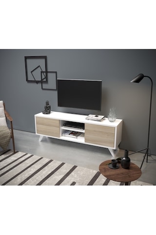Irmakmobilya Irmak Tv Sehpası & Tv Ünitesi Cordoba + Beyaz