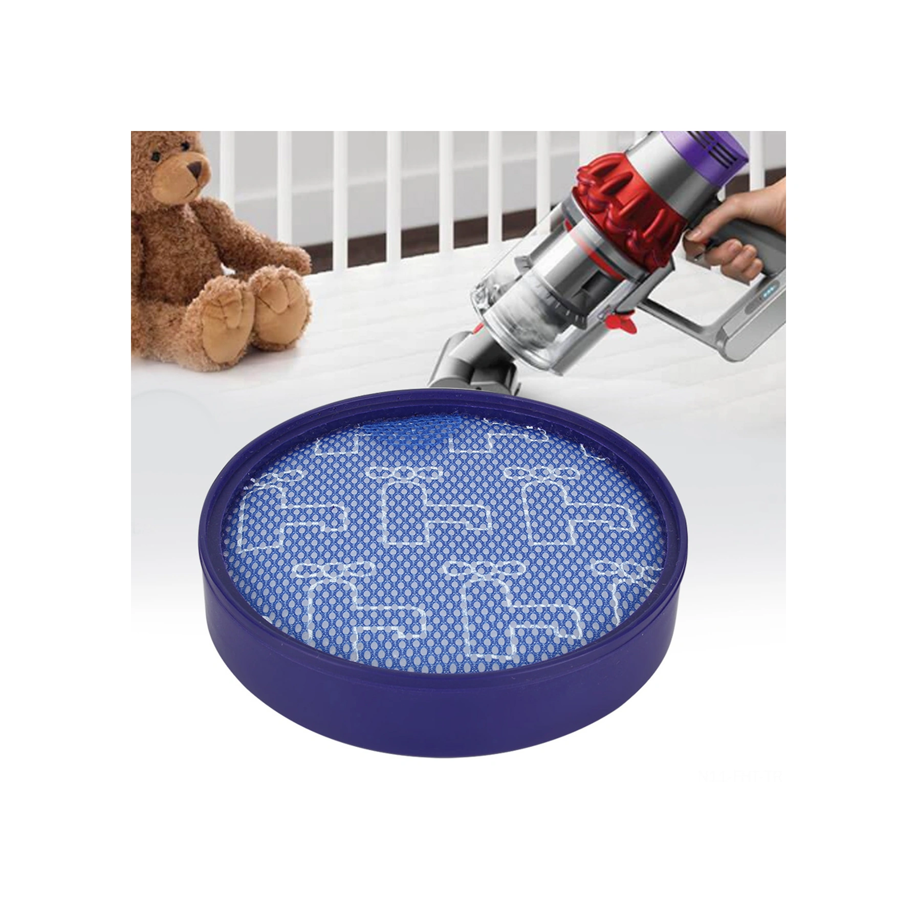 Hangfox Dyson Dc25 İçin Yıkama Yapılabilir Ön Filtre - 916188-05/914790-01 Uyumlu, Mikro Toz Filtreleme, Yeniden Kullanılabilir, Kolay Kurulum - Animal/multi Floor/blueprint Modelleri