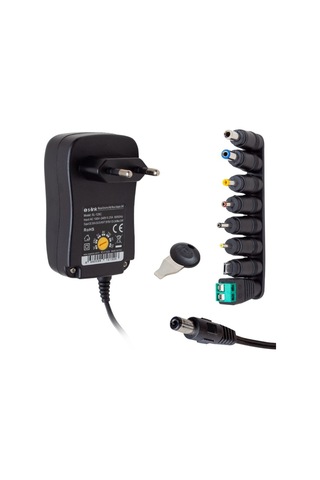 S-Link Sl-129C 3V-12V 2A Ayarlı 8 Uçlu Adaptör