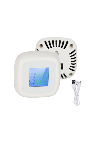 Skycity C2 Benzine, Lpg Ve Karbon Monoksit Tespit Edici, Sızıntı Alarmı, Normal Versiyon, Usb Girişi, Gerçek Zamanlı Uyarı