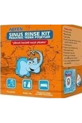 Abfen Sinus Rinse Kit Pediatrik Yedek Poşet