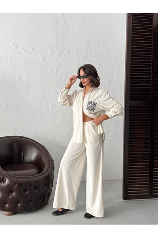 Verymoda Fitilikadife Pantolon F1996 Krem