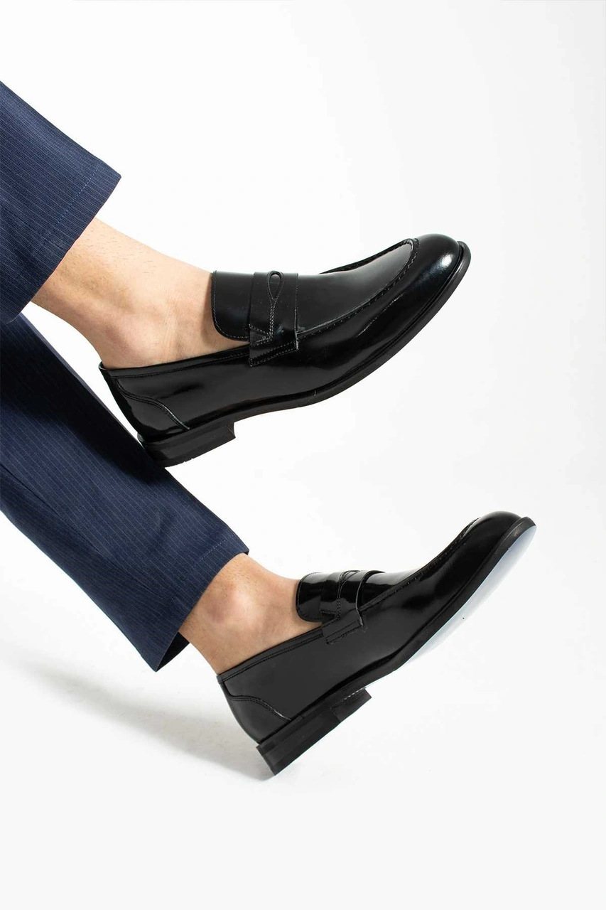 Bestello Bağcıksız Eva Taban Loafer 331-46610 Erkek Ayakkabı Sıyah Acma