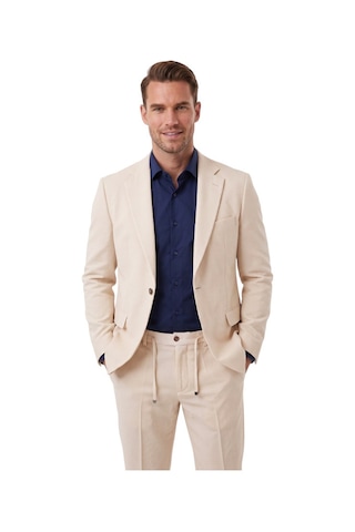 Deepsea Erkek Bej Slim Fit Likralı Gofre Kumaş Takım Elbise İpli Lastikli Pantolon 2602326