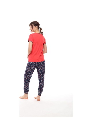 Pijadore 1448 Kadın Kısa Kollu Manşetli Pijama Takım 001