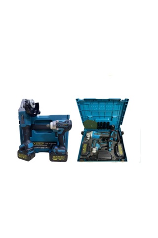 Hsgl HKT 602 Akülü Set Somun Sıkma + Avuç Taşlama 58VS 3000MAH 2 Akü + Şarj Cihazı Dahil
