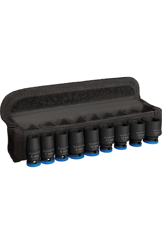 Bosch Pro Impact Lokma Seti 1/4 İnç 6-14mm Standart 9 Adet - 2608003034