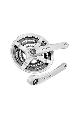Shimano Fc-ty501 Aynakol 3x7x8v 24/34/42t 175mm Silver Siyah