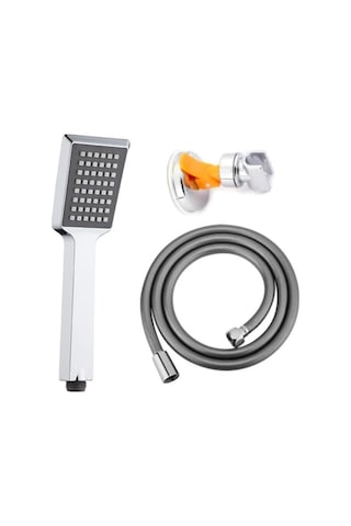 Quadro Duş Başlığı + Vakumlu Mafsal + Pvc Duş Hortumu Duş Takımı Duş Seti Diğer