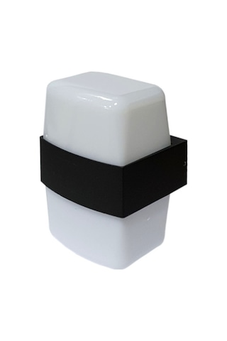 Ack Ah07-07701 12W Dekoratif Led Aplik Siyah Kasa Ip54 3000K Günı Siyah