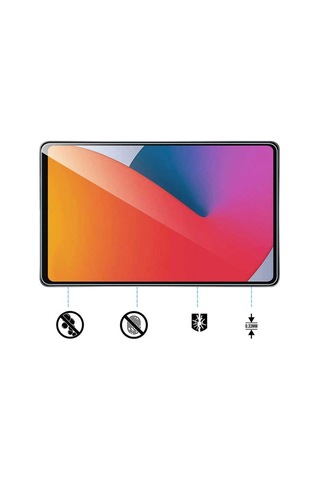 Khayra İpad 10.9 2022 5.nesil Uyumlu Khyr 5in1 Tablet Temperli Cam Ekran Koruyucu-renk