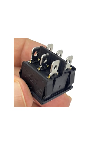 Ayt Ic-130 Orta Boy Işıksız On Off On Anahtar 6 Pin 3 Kademeli Aç Kapa Düğme Buton