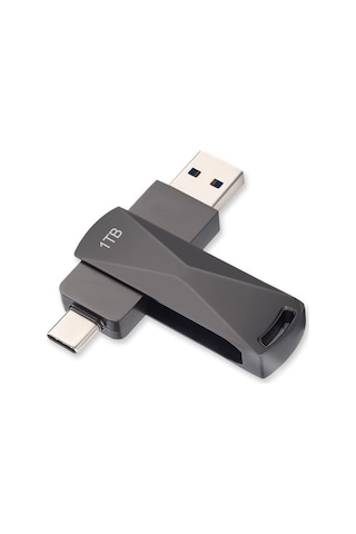 Vkemall Type-c Ve Usb 3.0 Çift Arayüzlü 1tb Yüksek Kapasiteli Hızlı Flash Bellek - Akıllı Telefon Ve Bilgisayar Uyumlu