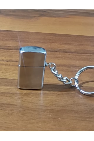 Mini Zipo Çakmak Şeklinde Anahtarlık Çakmak 4198